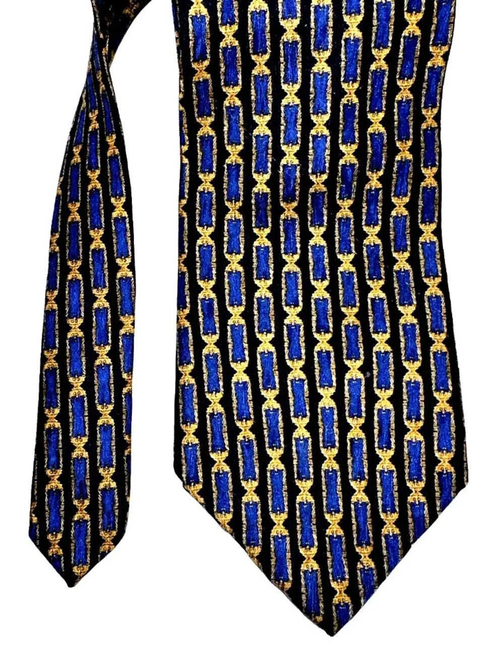 Vintage 90s Silk Tie WINE Cocktail Collectors Stonehenge Geo Quiet Luxury USA